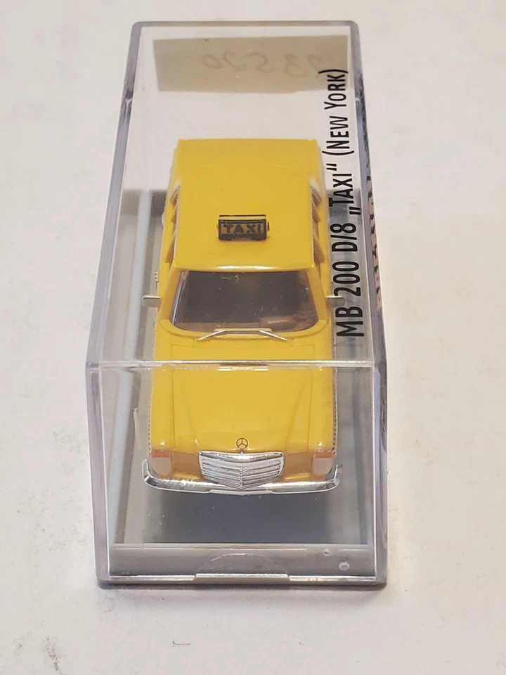 Miniatura Brekina Mercedes Taxi Cabina Nueva York 23520 ~ Nuevo ~ nuestro # t3838 Foto 2 de 4