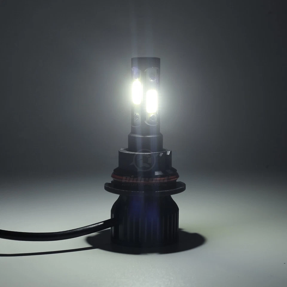 2x 9007 HB5 LED Headlight Bulbs High Low Beam Conversion Kit 6000K Super White - Image 3 of 4