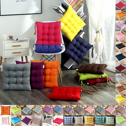 Chair Seat Pads Cushions Tie on Dining Garden Room Kitchen Patio Office