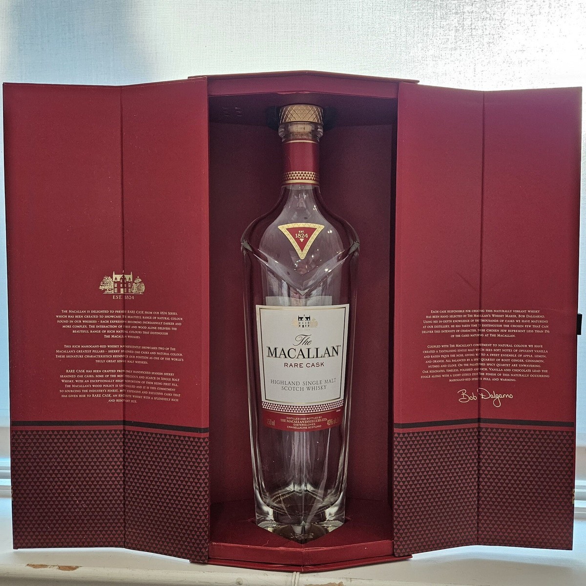 The Macallan Rare Cask Single Malt Scotch Whisky Empty Box The Macallan Rare Cask Single Malt Scotch Whisky Empty Box