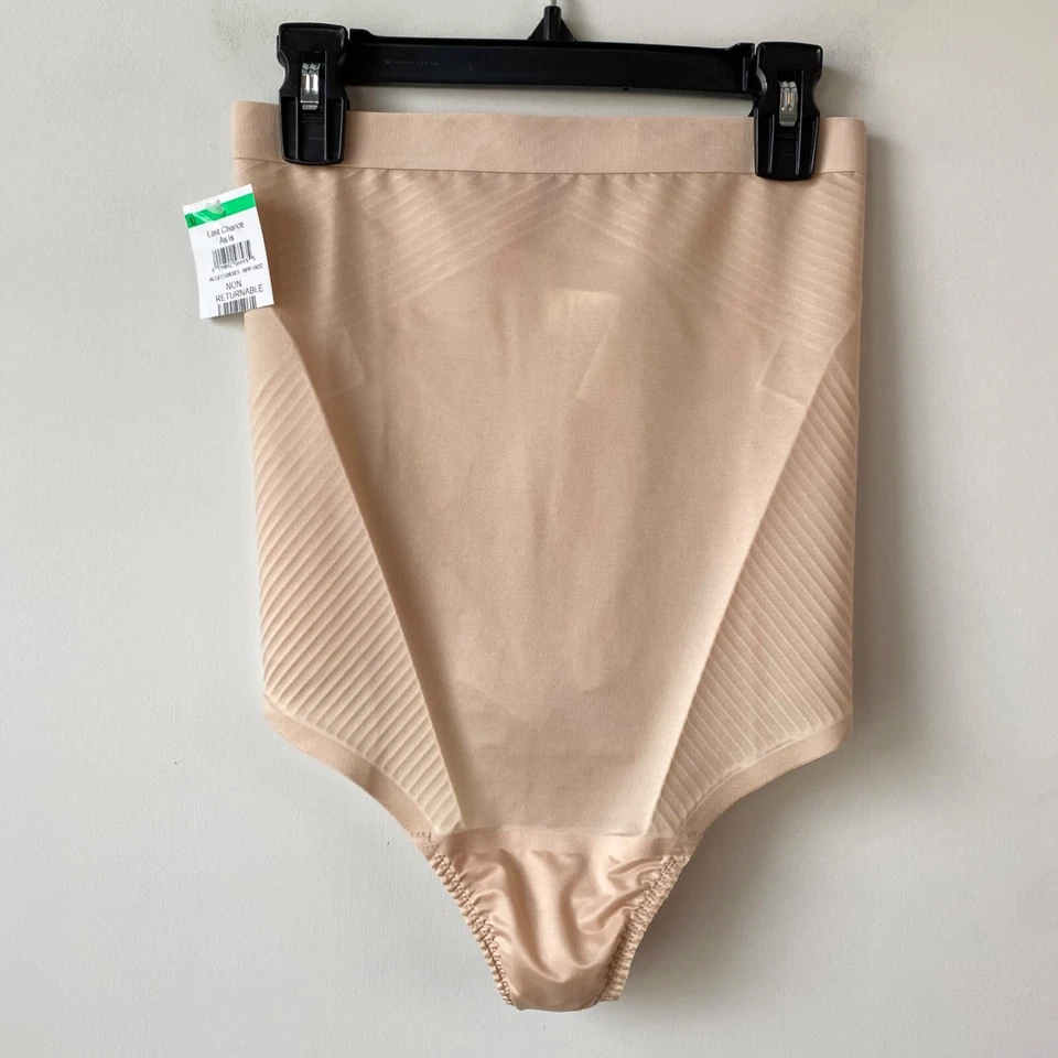 Tanga Spanx Thinstincts Forma 2.0 Invisible Cintura Alta Champagne Beige S Foto 4 de 4