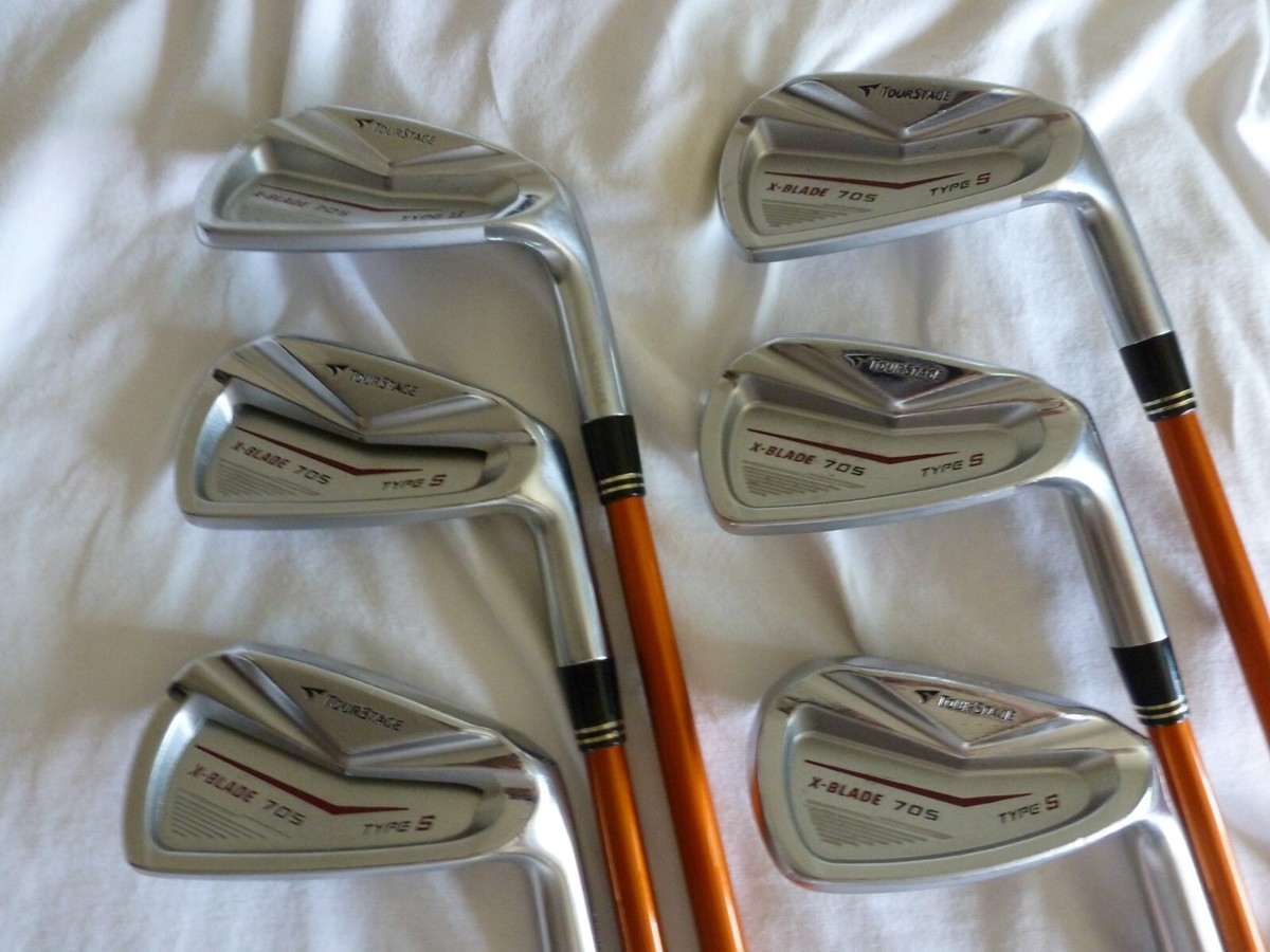 JAPAN Made Bridgestone TOURSTAGE X-BLADE 705 S Forged MRH Irons 5