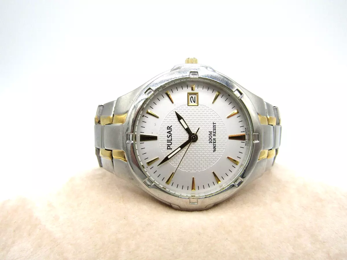 Montre de plong e vintage rare Pulsar par Seiko VX42 X086 VX42 X086 100 M WR dat