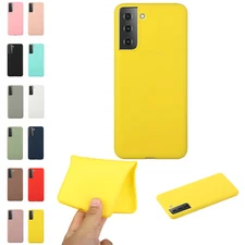 Silicone Soft Lightweght Slim Fit Case Cover For Samsung Galaxy S20 S21 S22 S23
