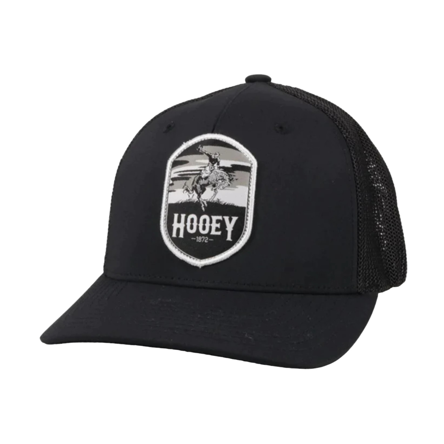 Hooey Youth Cheyenne Black Flex Fit Trucker Cap 2144BK-Y