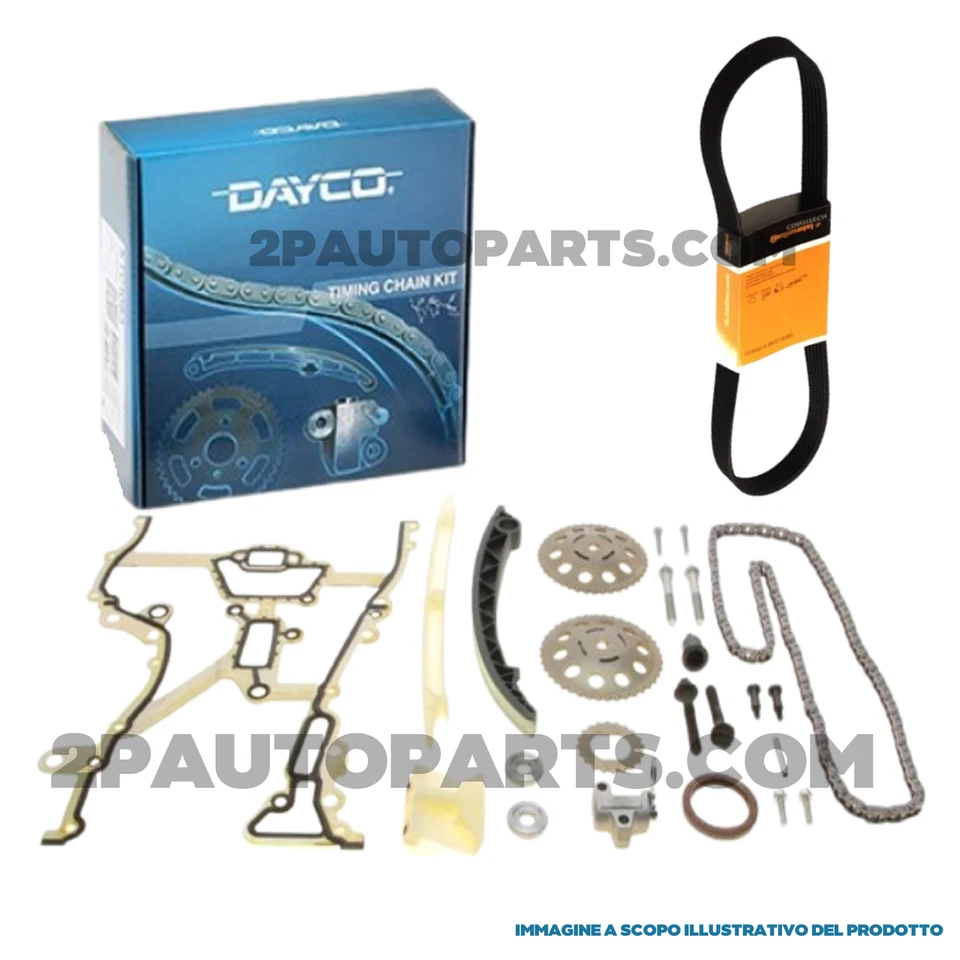 Set Cadena Distribución Completo Opel Astra G H Corsa C D Agila Meriva 1.2 1.4 - Imagen 2 de 4