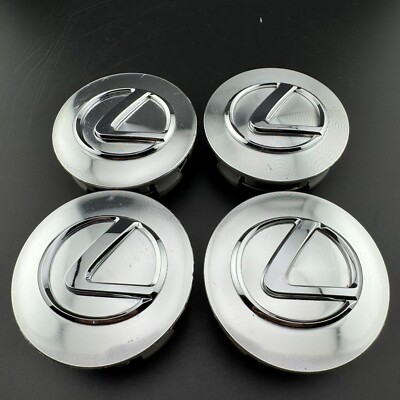 LEXUS ES330 RX400H Center Caps Set MACHINED FACE p/n 2020 ppo pa Good Clips 2.5''