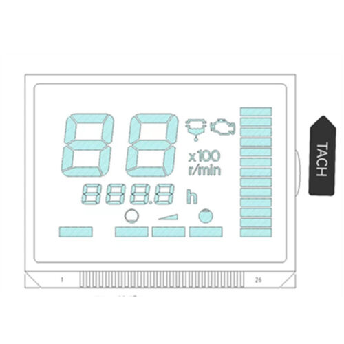 TACH Tachometer LCD Display Fit For Yamaha Outboard Gauge Unit 6Y5-8350T-D0-00 - Picture 8 of 8