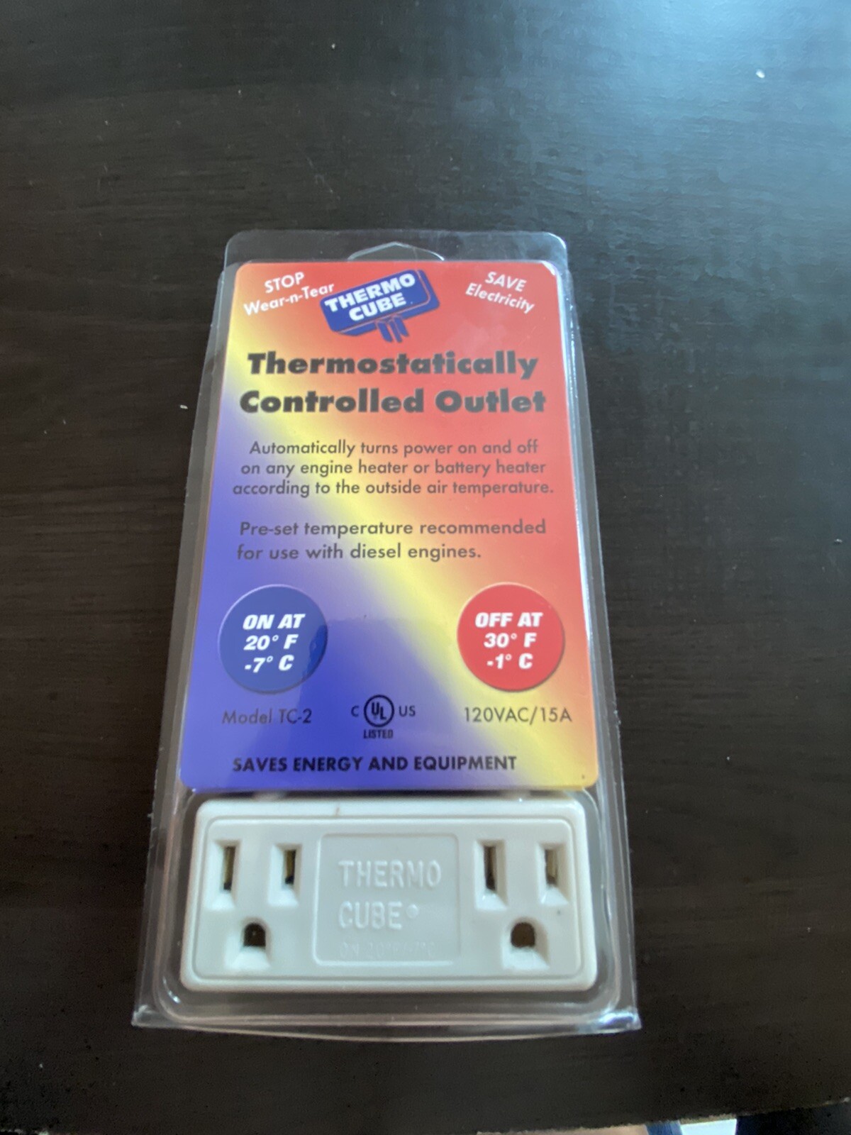 Thermo Cube Thermostatically Controlled Outlet Freeze Up Preventer eBay