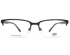 Joseph Abboud Eyeglasses Frames JOE4076 200 BROWN Rectangular Half Rim 54-17-140