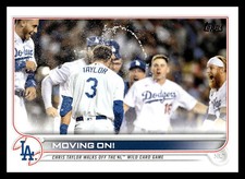 2022 Topps #238 Chris Taylor Moving On  Los Angeles Dodgers  Baseball NM