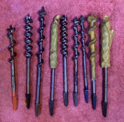 11 random new name brand auger bits Irwin others