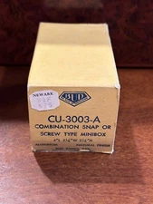 Bud Industries Aluminum Natural Finish / Snap Or Screw Type Minibox CU-3003-A
