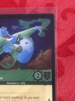 FOIL Disney Lorcana TCG - Genie - The Ever Impressive #77/204 NM