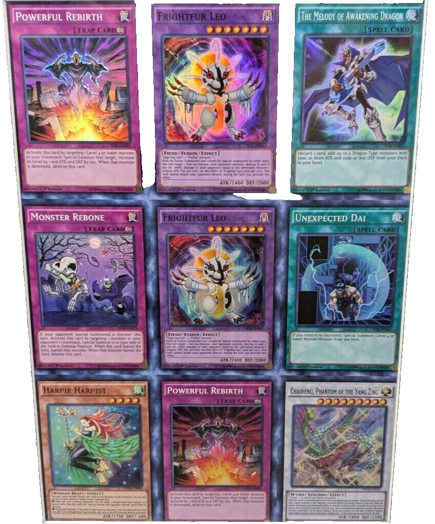 yugioh card sheets Uncut Sheet Yugioh