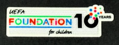 2025 / 2026 SPORTING ID UEFA FOUNDATION 10 YEARS PLAYER SLEEVE PATCH 100MM
