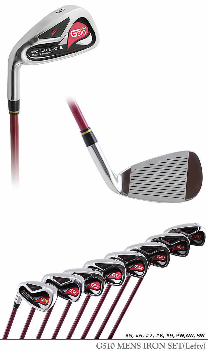 Golf iron set Left-Handed World Eagle G510 8pcs 5-S JAPAN | eBay Golf iron set Left-Handed World Eagle G510 8pcs 5-S JAPAN | eBay