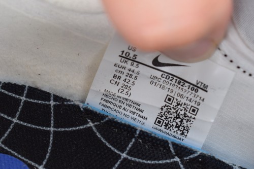 Nike Air Max 720 ISPA Bianco/Nero Ottime Condizioni Taglia 9.5 UK - Foto 9 di 9
