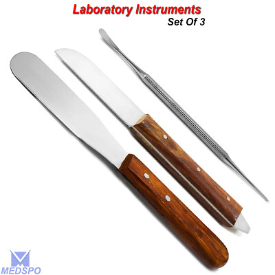 Spatola Miscelazione Cemento Dentale E Intaglio Cera – Strumenti Laboratorio Medentra, Acciaio Inox