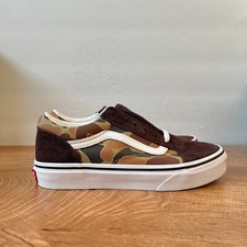 Vans Old Skool Vintage Camo Chocolate 500714 Camouflage Kids Size US 2.5