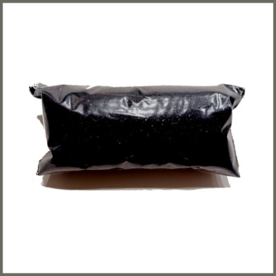 1oz (30ml) Intense Black .015'' Metal Flake, Medium Professional Paint Additive