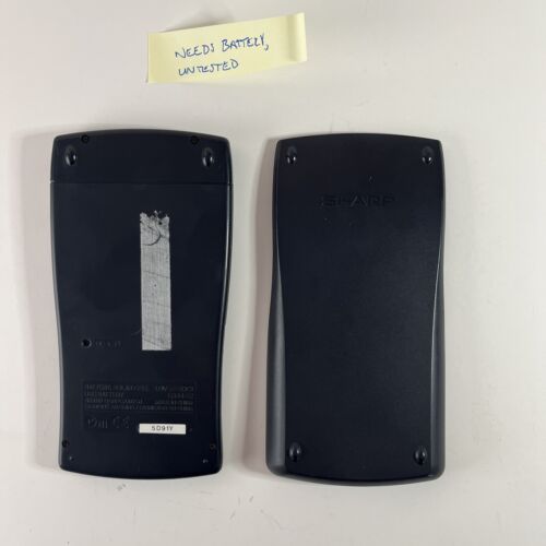 Assorted Calculator Lot: Texas Instruments, HP, Casio, Sharp. AS IS or FOR PARTS - Picture 5 of 22