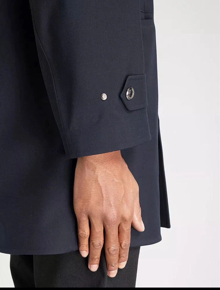 Ralph Lauren 紫色标签男式海军防水悉尼斜纹 Anorak 夹克 — 第 4/4 张图片