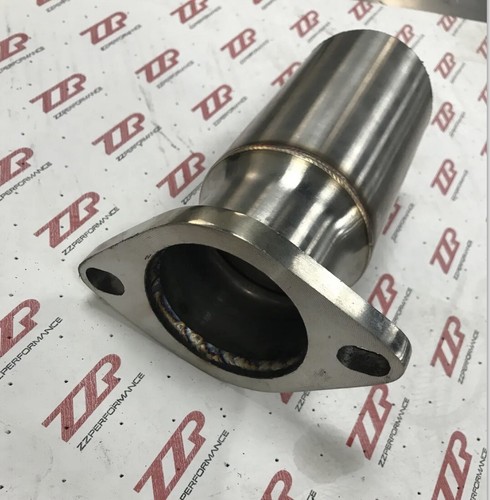 3” Exhaust Pipe Reducer 2.5” 2 Bolt exit Flange Stainless Steel W/ O2 Bung - Bild 2 von 8