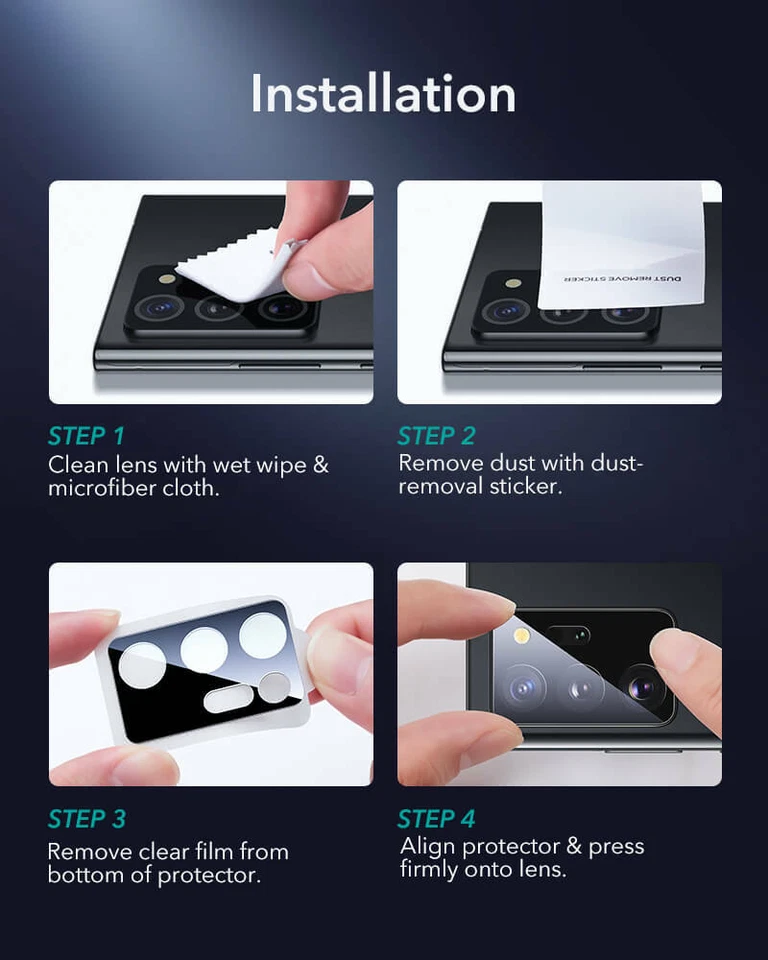 For Samsung Galaxy Note 20 / N20 Ultra CAMERA LENS PROTECTOR Tempered Glass - image 4 of 4