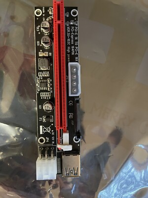 Ubit PCI-e, High Power, Usb3.0 Mining GPU Riser Adapter BTC ETH