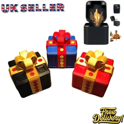 Middle Finger In A Box Funny Surprise Box Pop up Christmas Novelty Fun Gifts