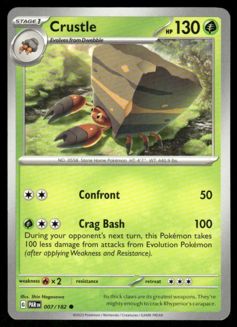 2023 Scarlet & Violet Series - Paradox Rift Crustle Common #7