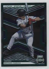 2023 Panini Elite Extra Edition Green Status 466/499 Michael Carico #84 w6g