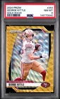 2024 Panini Prizm Football Gold Wave George Kittle #253 PSA 8