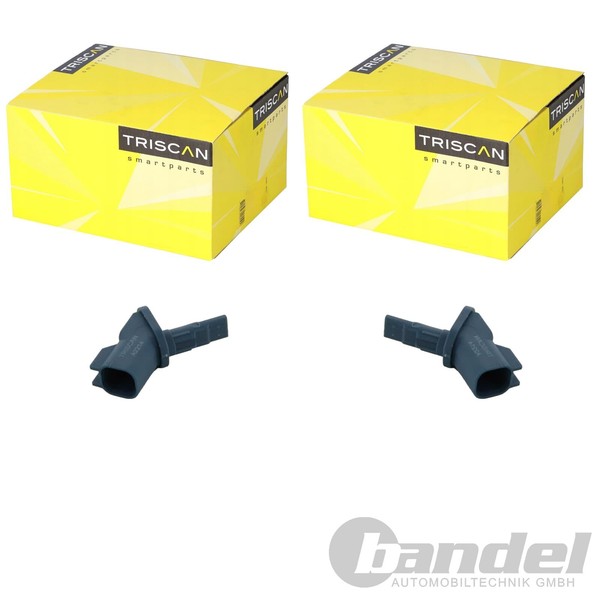 2X Triscan ABS-SENSOR Raddrehzahl Vorne Passend FüR Ford C-MAX Focus Mondeo-image