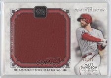2013 Museum Collection Momentous Material Jumbo Relics 33/50 Matt Davidson 3q5