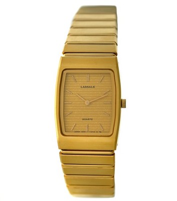 Seiko Lassale 12305349 18k Gold Plated Steel 19MM Ladies Quartz