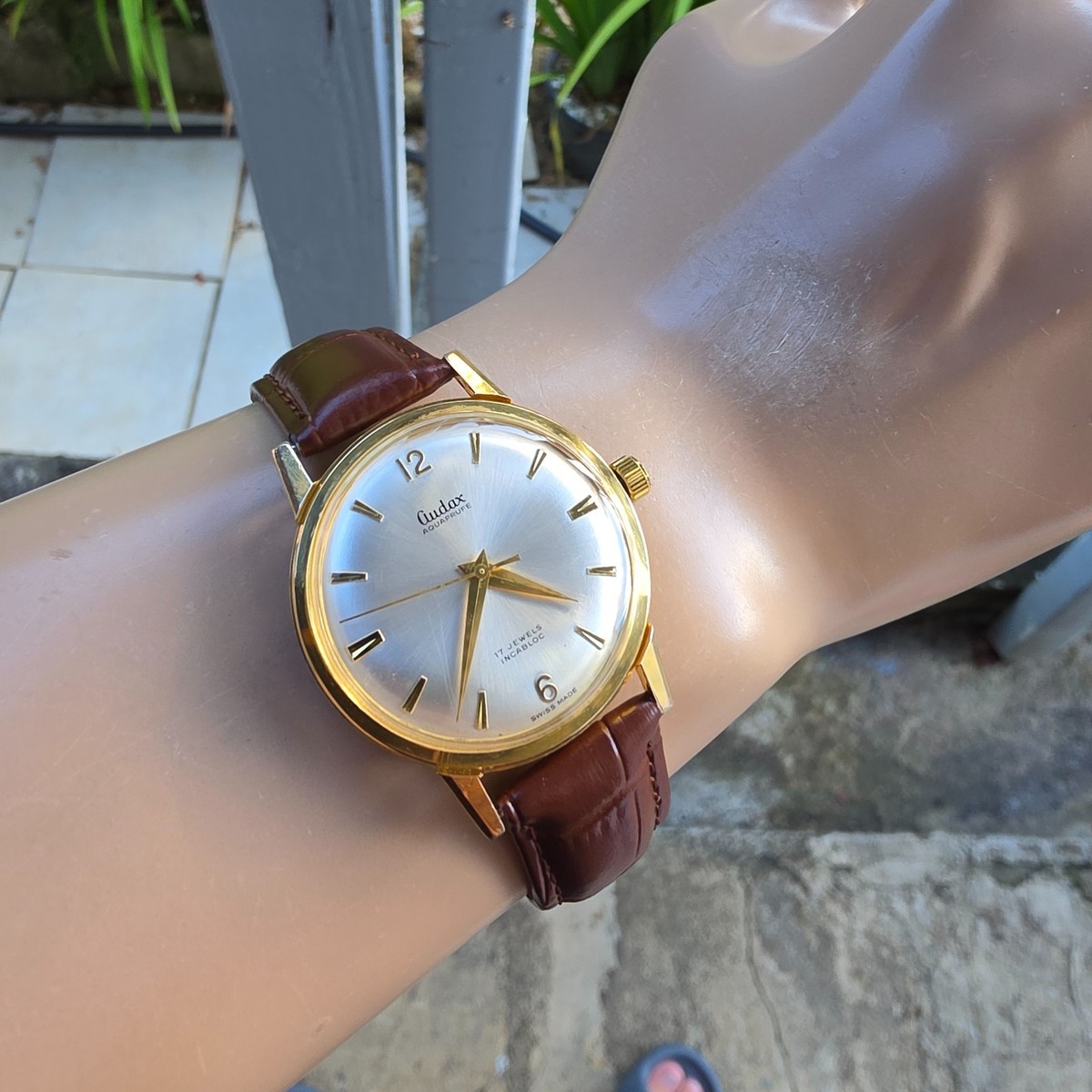 Vintage AUDAX by FORTIS men's manual wind watch ETA 1080 17Jewels
