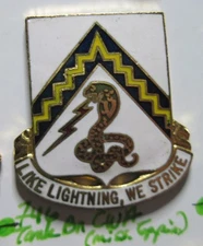 Army crest DI dui CB clutchback 746th TANK  BATTALION bn Armor  CWA Aresta