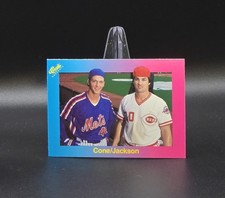 1989 Classic Light Blue DAVID CONE / DANNY JACKSON Card #100 NY Mets Reds