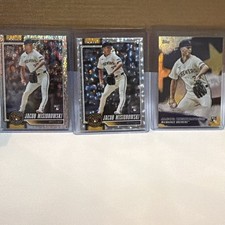Topps Stars of MLB Jacob Misiorowski Rookie Milwaukee Brewers 3 Card Lot