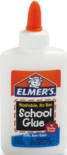 Elmer's Liquid School Glue, Washable, Safe and Nontoxic, 4oz, 1 Count - Back to