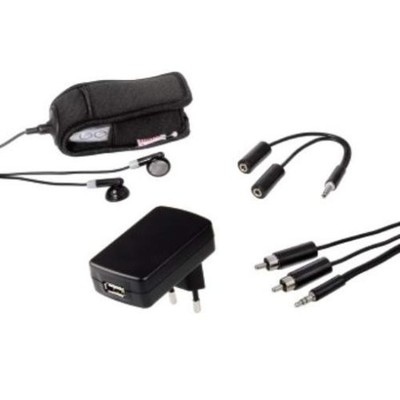Hama Universal Starter-Set Tasche Netzteil Kopfhörer .. für MP3-Player MP3-Stick