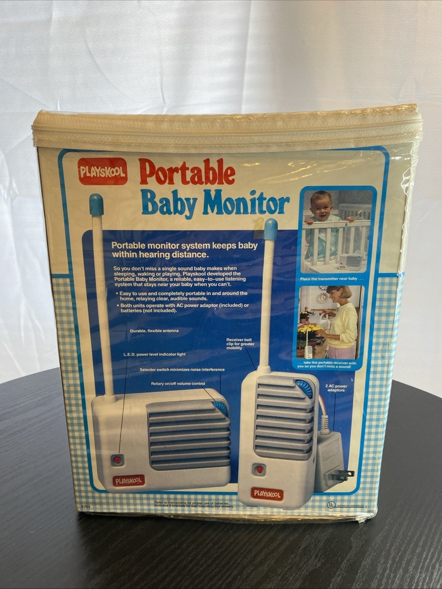 トイストーリー　ベビーモニターPLAYSKOOL VTG 1987 Playskool Portable Deluxe Baby Monitor As Seen Toy