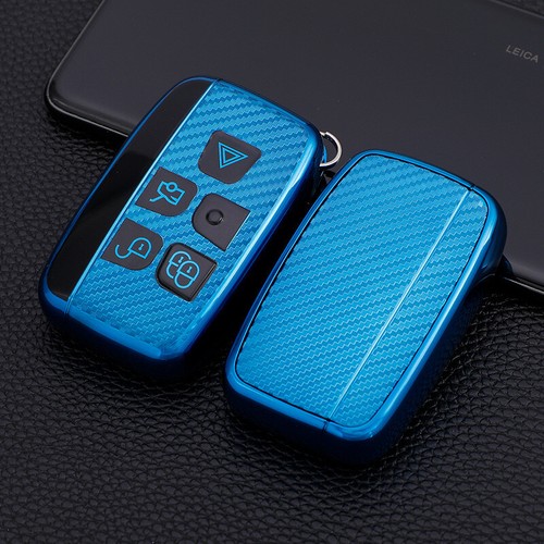TPU Remote Key Shell Fob Cover For Jaguar XE XF XFL XJ F-PACE F-TYPE 2013-2019 - Picture 14 of 15