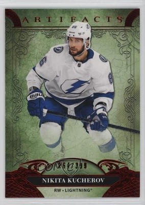 2020-21 Upper Deck Artifacts Stars Ruby 64/399 Nikita Kucherov #107 mv7