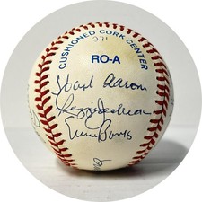 500 Home Run Club Autographed AL Brown Baseball (12 sigs) JSA YY03953