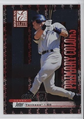 2001 Donruss Elite Primary Colors Red 419/975 Derek Jeter #PC-5 HOF v0v