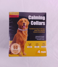 4 Pack Dog Calming Collars Pheromone Anxiety Relief Adjustable Waterproof