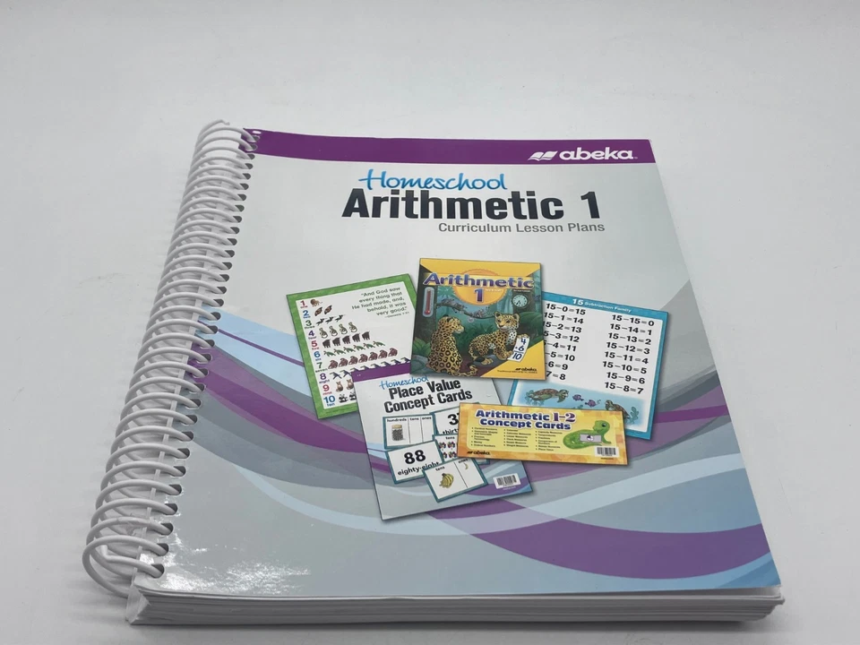 Abeka Homeschool Arithmetic 1 Lesson Plans + Work Text + Test & Speed Drill Key+ - Image 2 of 4